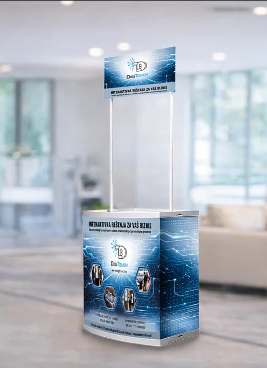 Brendirani promotivni pult kao podrška DigiTouch projektu